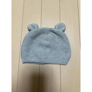 ベビーギャップ(babyGAP)のbabygap くま耳帽子　グレー　ベビー　赤ちゃん(帽子)