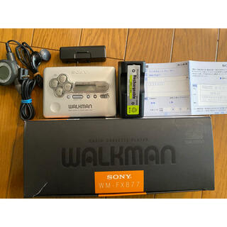 ウォークマン(WALKMAN)のSONY カセットウォークマン WM-FX877  (ポータブルプレーヤー)