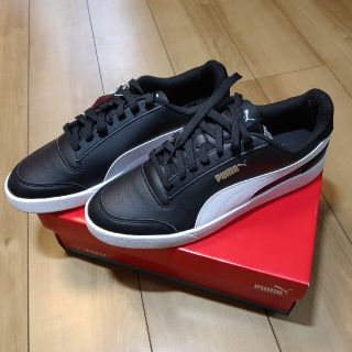 プーマ(PUMA)のみい様専用【未使用】Puma Shuffle 黒×白 サイズ: US11(スニーカー)