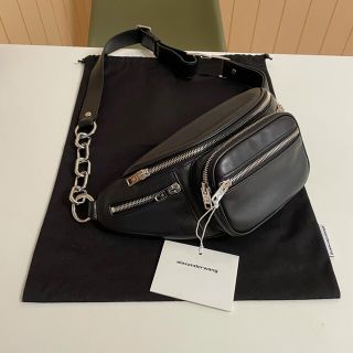 アレキサンダーワン［ボディバッグ］ウエストポーチ　レザー　チェーン　ブラック　黒ALEXANDERWANG