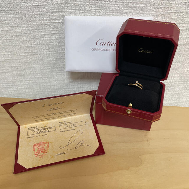 Cartier(カルティエ)のcartier カルティエ ジュストアンクル  リング　52 レディースのアクセサリー(リング(指輪))の商品写真
