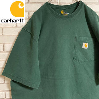 カーハート(carhartt)の90s 古着 カーハート ポケットT メキシコ製 ロゴタグ ビッグシルエット(Tシャツ/カットソー(半袖/袖なし))