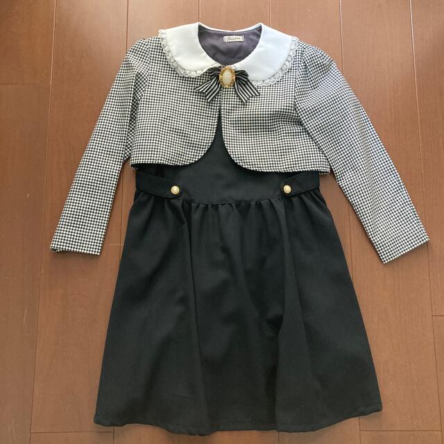 フォーマル　ワンピース　ジャケット　セット キッズ/ベビー/マタニティのキッズ服女の子用(90cm~)(ドレス/フォーマル)の商品写真