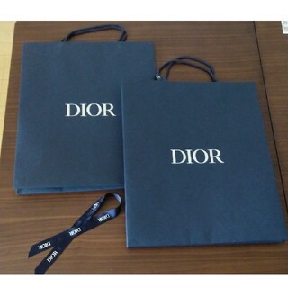 クリスチャンディオール(Christian Dior)のDior紙袋、リボンセット(ショップ袋)