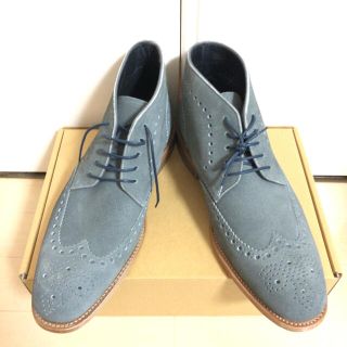 ローク(Loake)のほぼ新品　LOAKE ローク スエード ハイカットブーツ　26.5 7 1/2(ブーツ)