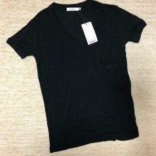 マウジー(moussy)の★新品未使用★ moussy 無地Tシャツ Vネック ブラック 黒(Tシャツ(半袖/袖なし))