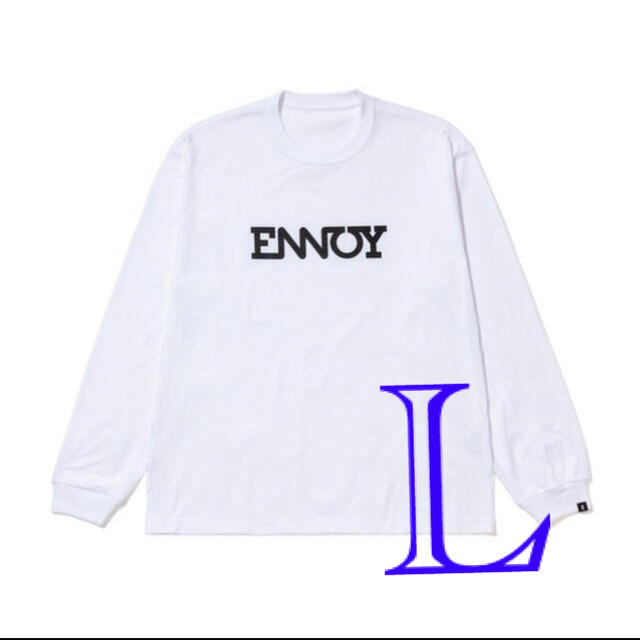 ennoy ロゴ　ロングスリーブ　ロンT 長袖tシャツ メンズのトップス(Tシャツ/カットソー(七分/長袖))の商品写真