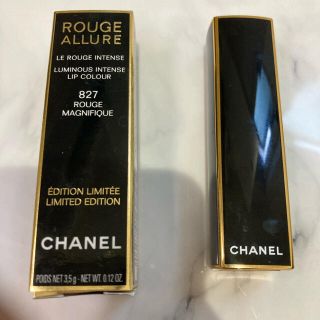 シャネル(CHANEL)のCHANEL シャネル　赤リップ　ルージュアリュール　827(口紅)