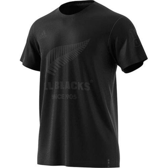 adidas(アディダス)のLサイズ オールブラックス 半袖Tシャツ 総黒 ラグビー adidas スポーツ/アウトドアのスポーツ/アウトドア その他(ラグビー)の商品写真