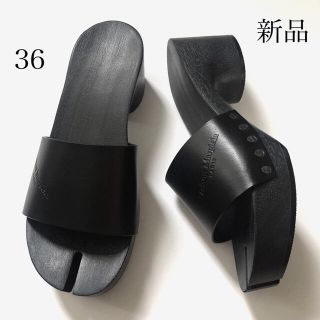 Gianvito Rossi サンダル 36 1/2(23cm位) 黒x茶系 【古着】【中古】 新