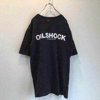 GDC ジーディーシー　Tシャツ M フロントプリント　ブラック　黒　コットン