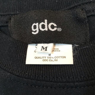 GDC - GDC ジーディーシー Tシャツ M フロントプリント ブラック 黒 ...