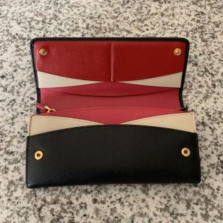 プラダ(PRADA)のPRADA 長財布 バイカラー(長財布)