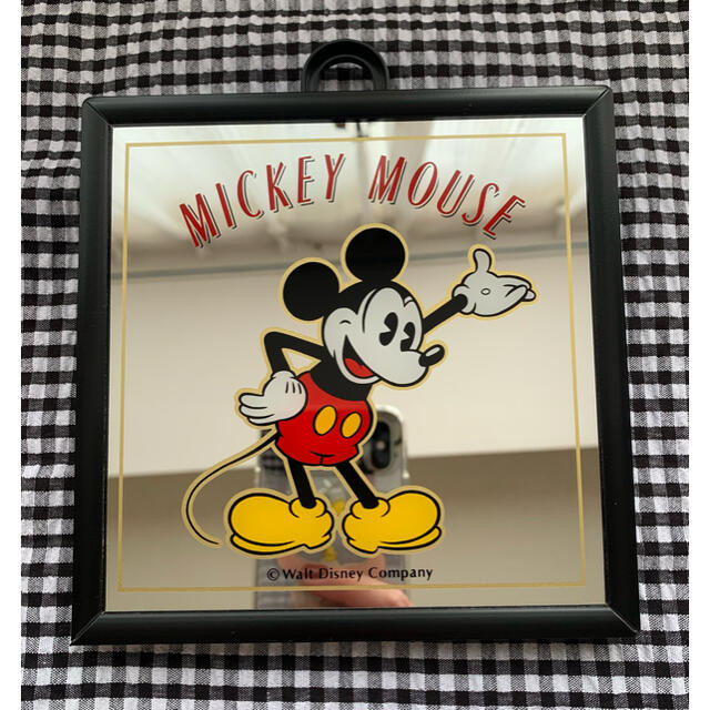 Disney(ディズニー)のミラー　レトロ　ミッキー エンタメ/ホビーのおもちゃ/ぬいぐるみ(キャラクターグッズ)の商品写真