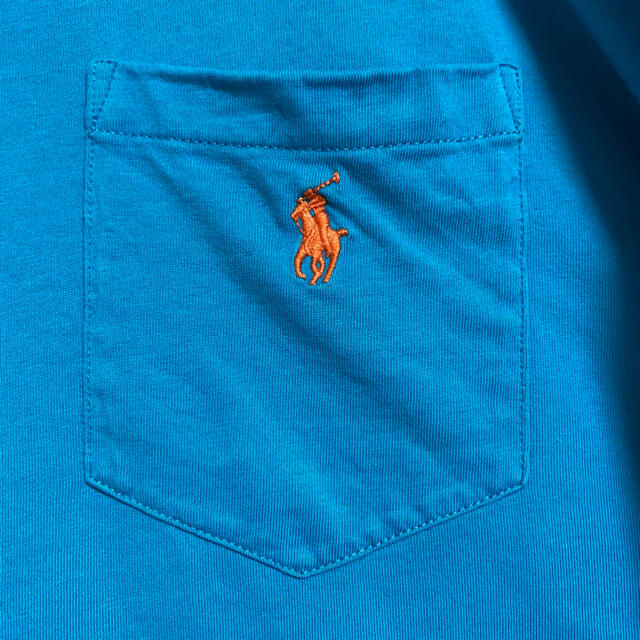 POLO RALPH LAUREN(ポロラルフローレン)の90s 古着 ポロ ラルフローレン ポケットTシャツ 刺繍ロゴ ビッグシルエット メンズのトップス(Tシャツ/カットソー(半袖/袖なし))の商品写真