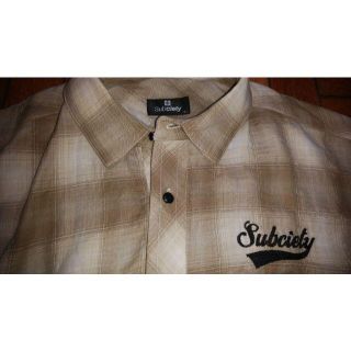 サブサエティ(Subciety)の送料無料！・サブサエティ・半袖チェックシャツ・定価￥１３０００・１７夏・未使用品(シャツ)