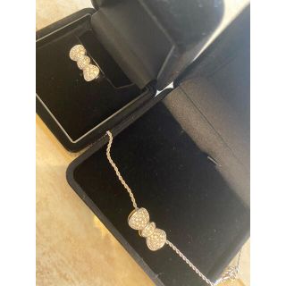 ポンテヴェキオ(PonteVecchio)の正規🎀ポンテヴェキオダイヤモンドネックレス&リボンダイヤ指輪🎀(ネックレス)