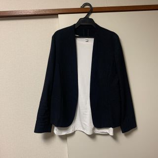 ユナイテッドアローズグリーンレーベルリラクシング(UNITED ARROWS green label relaxing)のグリーンレーベル　ノーカラージャケット(ノーカラージャケット)