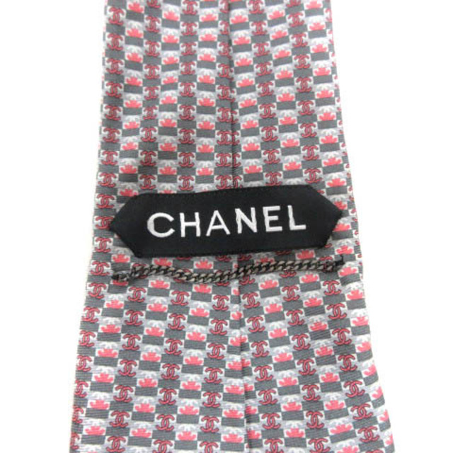 CHANEL(シャネル)のシャネル CHANEL ネクタイ レギュラータイ ココマーク シルク ピンク メンズのファッション小物(ネクタイ)の商品写真