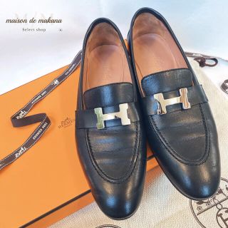 エルメス(Hermes)の値下げ♥美品 エルメス HERMES モカシンパリ モカシン パリ シューズ 靴(スリッポン/モカシン)