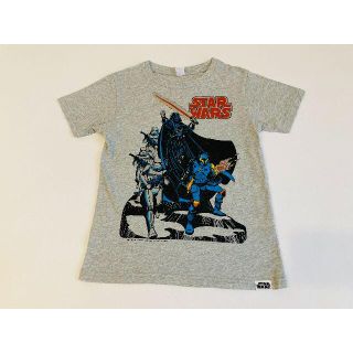 ユニクロ(UNIQLO)のSTAR WARS　/プリント/Tシャツ/グレイ/キッズ/ボーイズ/130(Tシャツ/カットソー)