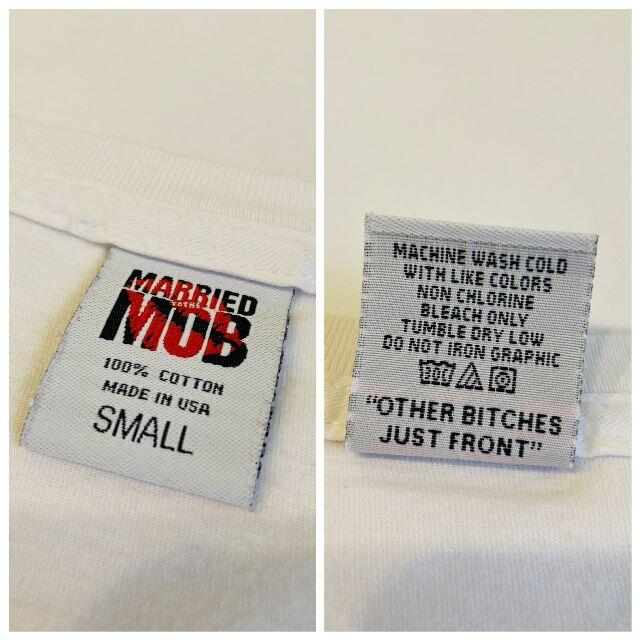 MARRIED TO THE MOB　/MADE IN USA/ロゴTシャツ/S