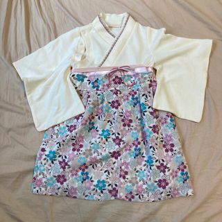 美品⭐︎ 袴ロンパース   80 スイートマミー(和服/着物)