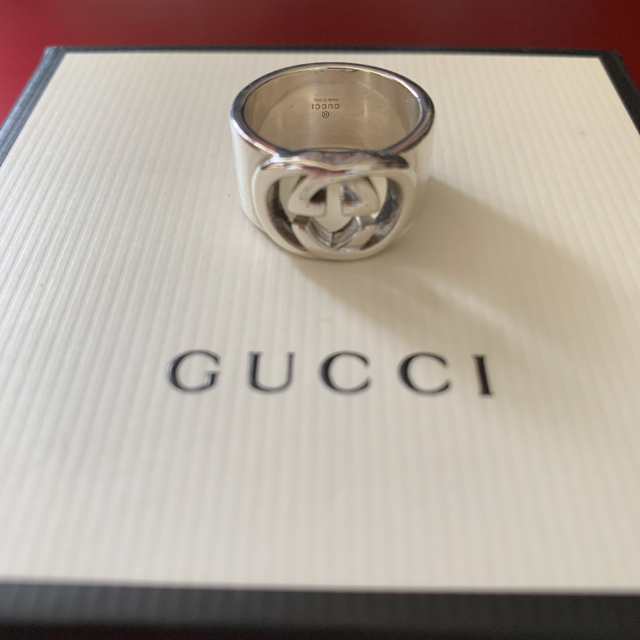 GUCCI リング 指輪 インターロッキング 13号表記 12号 GUCCI リング 指輪 インターロッキング 13号表記 12号