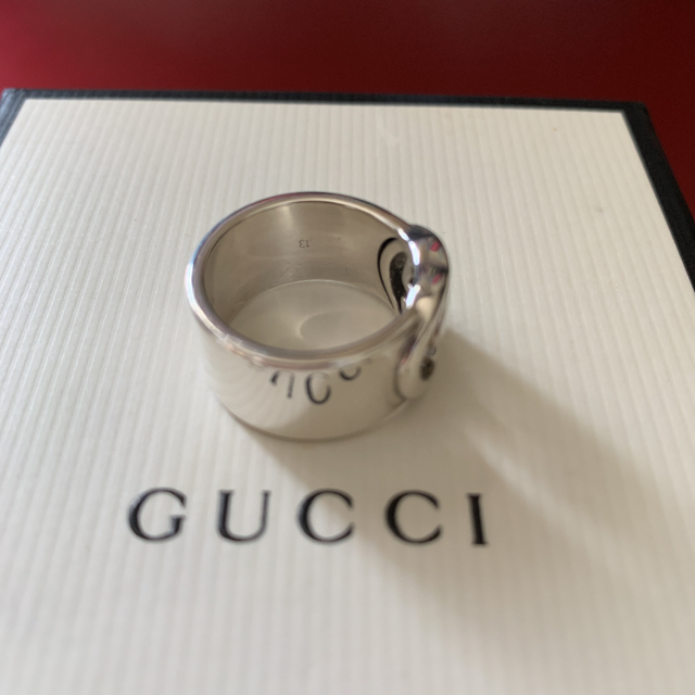 GUCCI リング 指輪 インターロッキング 13号表記 12号 GUCCI リング 指輪 インターロッキング 13号表記 12号