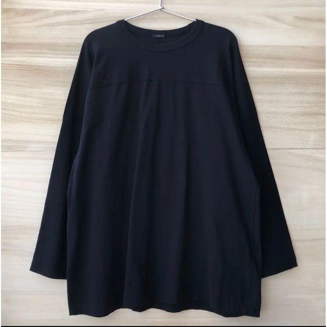 COMOLI - comoli フットボールTシャツ ネイビー　size3　希少品