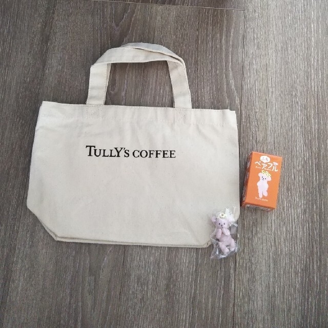 TULLY'S COFFEE(タリーズコーヒー)のトートバックセット インテリア/住まい/日用品の日用品/生活雑貨/旅行(日用品/生活雑貨)の商品写真