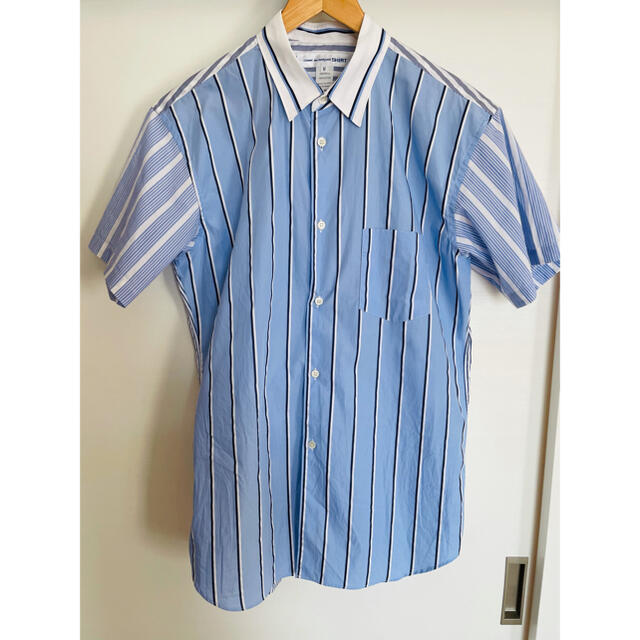 シャツyarn dyed cotton poplin stripe