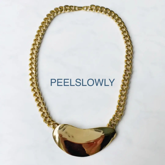 PEELSLOWLY（ピールスローリー） ネックレス　ゴールド　☆