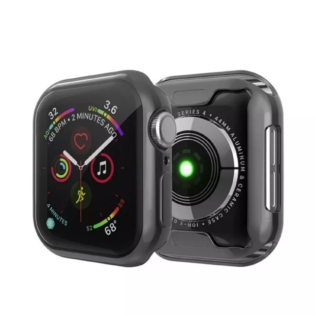 Apple Watch(アップルウォッチ)のApplewatch アップルウォッチ 保護カバー ケース ブラック 44mm スマホ/家電/カメラのスマホアクセサリー(モバイルケース/カバー)の商品写真