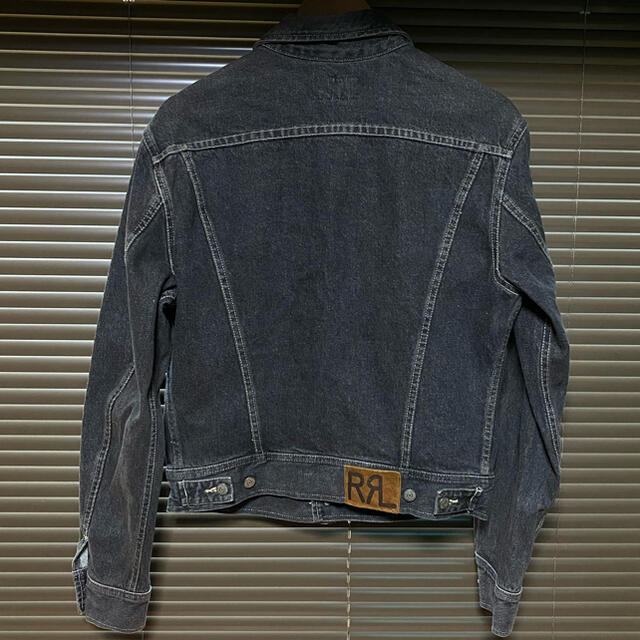 RRL(ダブルアールエル)の美品 希少名品 90s初期usa製  RRL black denim メンズのジャケット/アウター(Gジャン/デニムジャケット)の商品写真