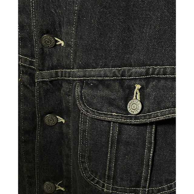 RRL(ダブルアールエル)の美品 希少名品 90s初期usa製  RRL black denim メンズのジャケット/アウター(Gジャン/デニムジャケット)の商品写真