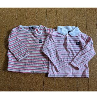 ギャップ(GAP)のGAP　２枚セット　長袖カットソー　70(シャツ/カットソー)