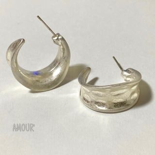 シールームリン(SeaRoomlynn)のretro matte pierce〈SILVER〉(ピアス)