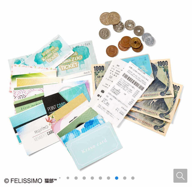 FELISSIMO(フェリシモ)のぱっちんがま口長財布　ねこ レディースのファッション小物(財布)の商品写真