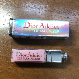 ディオール(Dior)のDior アディクト リップマキシマイザー 001 ピンク ミニサイズ(リップグロス)