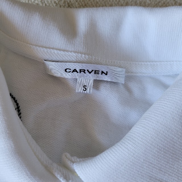 CARVEN(カルヴェン)のCARVEN カルヴェン　刺繍ポロシャツ　Sサイズ レディースのトップス(ポロシャツ)の商品写真