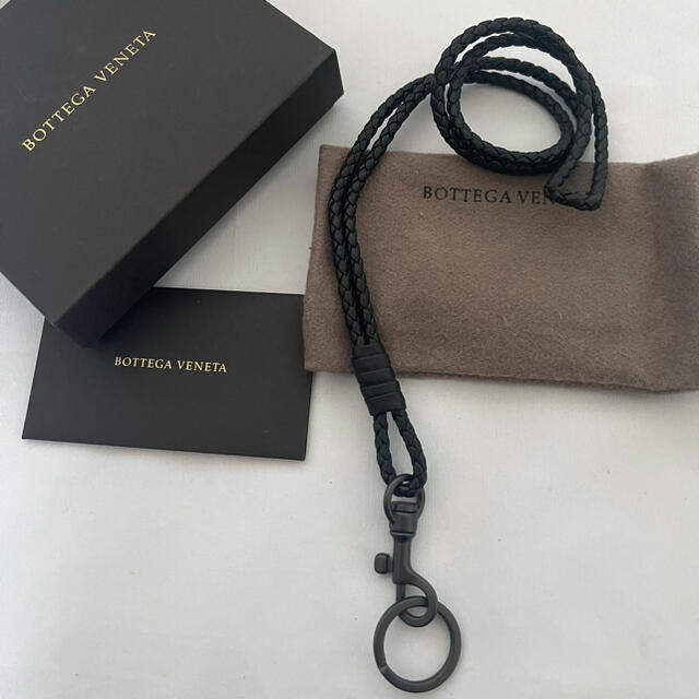 新品 BOTTEGA VENETA ボッテガヴェネタ レザーキーチェーン