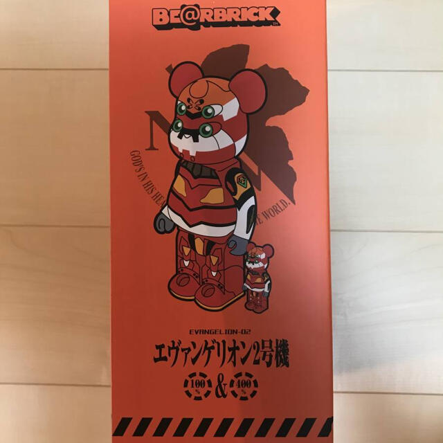 BE@RBRICK エヴァンゲリオン２号機　400%＋100% ベアブリック エンタメ/ホビーのフィギュア(その他)の商品写真