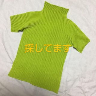 プリーツプリーズイッセイミヤケ(PLEATS PLEASE ISSEY MIYAKE)の《探しています》プリーツプリーズ　ハイネックカットソー(カットソー(半袖/袖なし))