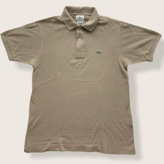 ラコステ(LACOSTE)のラコステ　ポロシャツ 5191L ベージュ サイズ3 エルサルバドル　M(ポロシャツ)