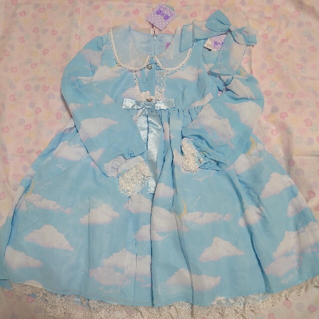 Angelic Pretty☆misty skyワンピースセット☆サックス☆新品