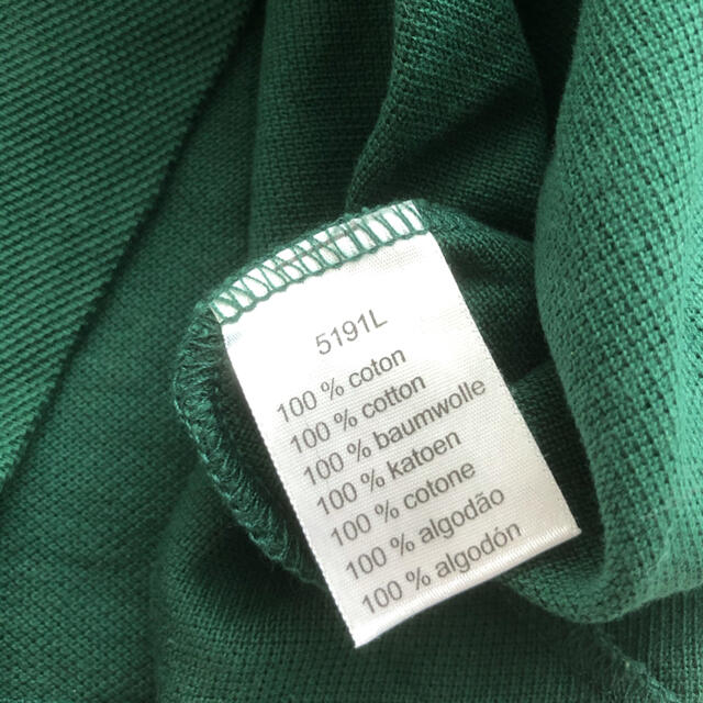 ラコステ　ポロシャツ 5191L グリーン サイズ3 エルサルバドル　M