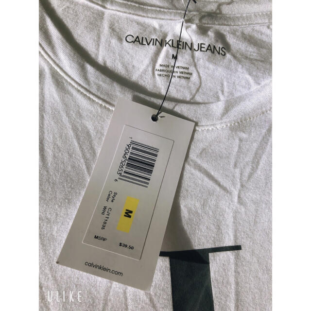 Calvin Klein(カルバンクライン)のレア商品　カルバンクライン　CALVIN KLEIN CK Tシャツ Mサイズ レディースのトップス(Tシャツ(半袖/袖なし))の商品写真