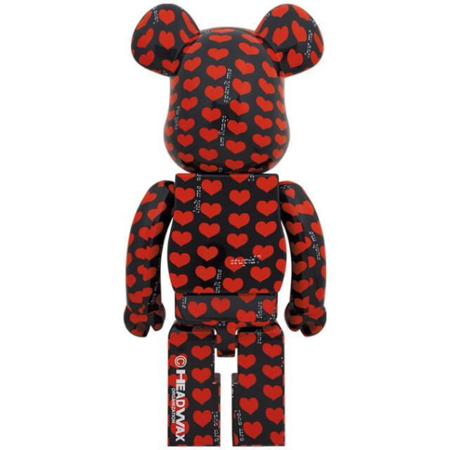 MEDICOM TOY(メディコムトイ)のBE@RBRICK Black Heart 1000％ hide  ベアブリック エンタメ/ホビーのフィギュア(その他)の商品写真