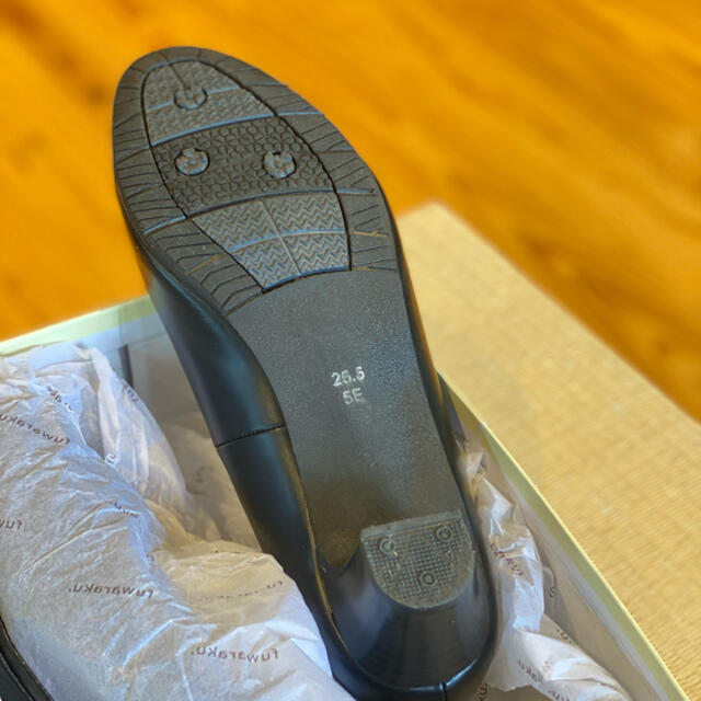 パンプス ブラック 黒 幅広 5E 就活 機内 CA パンプス OL レディースの靴/シューズ(ハイヒール/パンプス)の商品写真